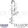 Grohe K7 Single-Lever Sink Mixer Spares